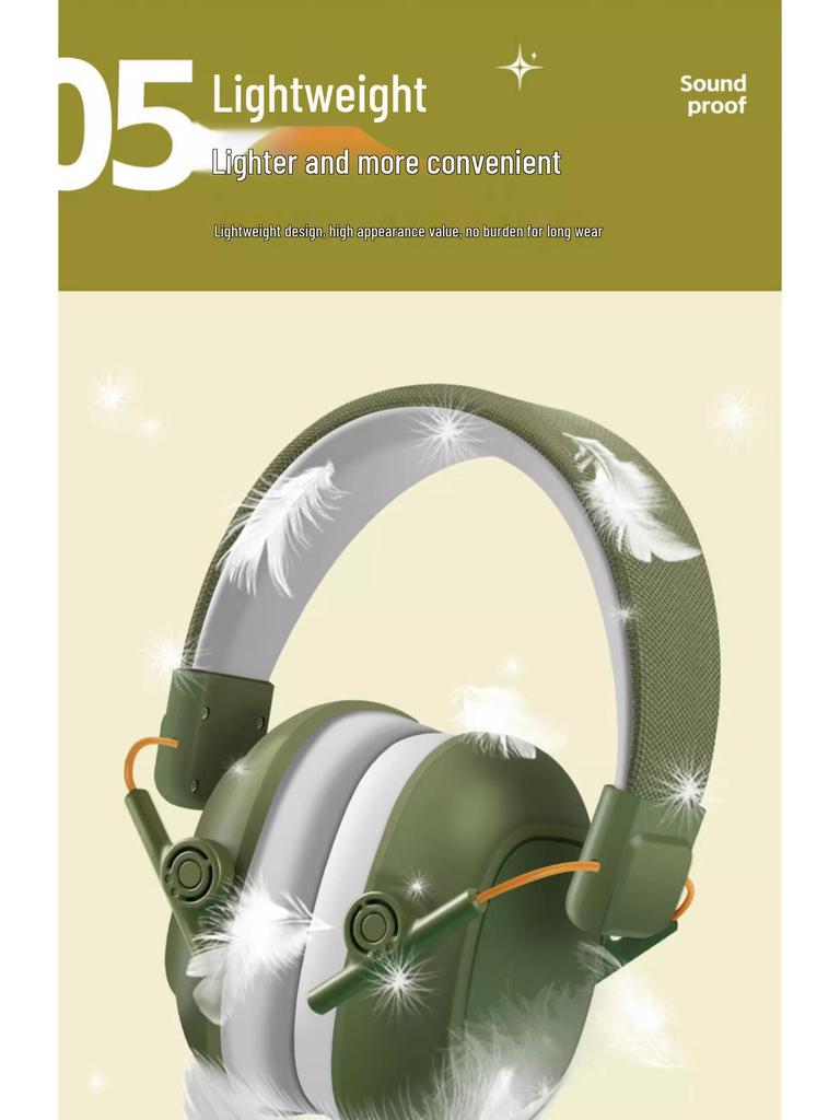 Child's Soundproof Earmuffs: Noise-Reducing Sleep & Travel Headphones
