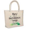 Beach Bag - PLANETEE - Soft Cooler / Lunch Bag - Cotton - Large Capacity - Printed In France