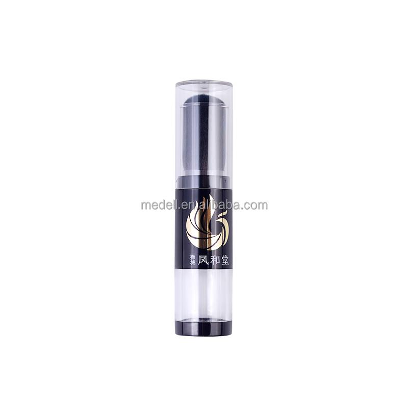 Custom Logo Printed Refillable Synthetic Hair Makeup Brush for Face Loose Powder Application