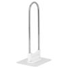 Clothes Hanger Organizer Stainless Steel UShape Wall Storage Rack for Bathroom Balcony White
