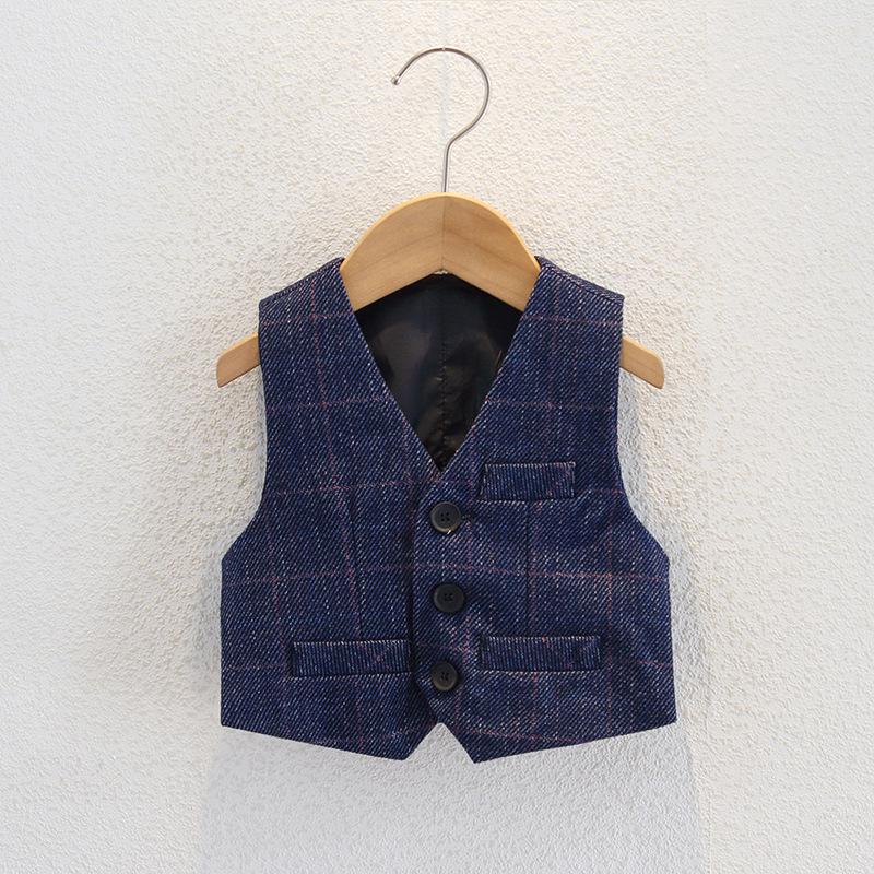 Jungen Frühlings- & Herbst-Westenanzug für Auftritte & erste Geburtstage