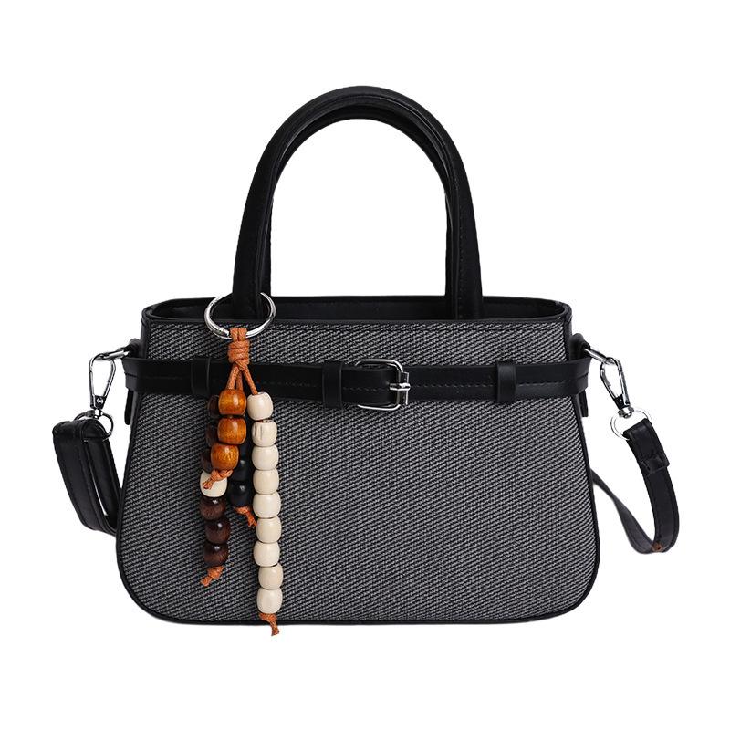 Handbag - Small Niche Commuter Single Shoulder Crossbody Bag - Fashionable Small Square Bag чёрный