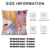 Cute C-Chainsaw-Man Kawaii Pillow Case Cushion Cover Soft Cute Throw Pillow Case For Car Sofa Pillowcase Polyester With Zipper