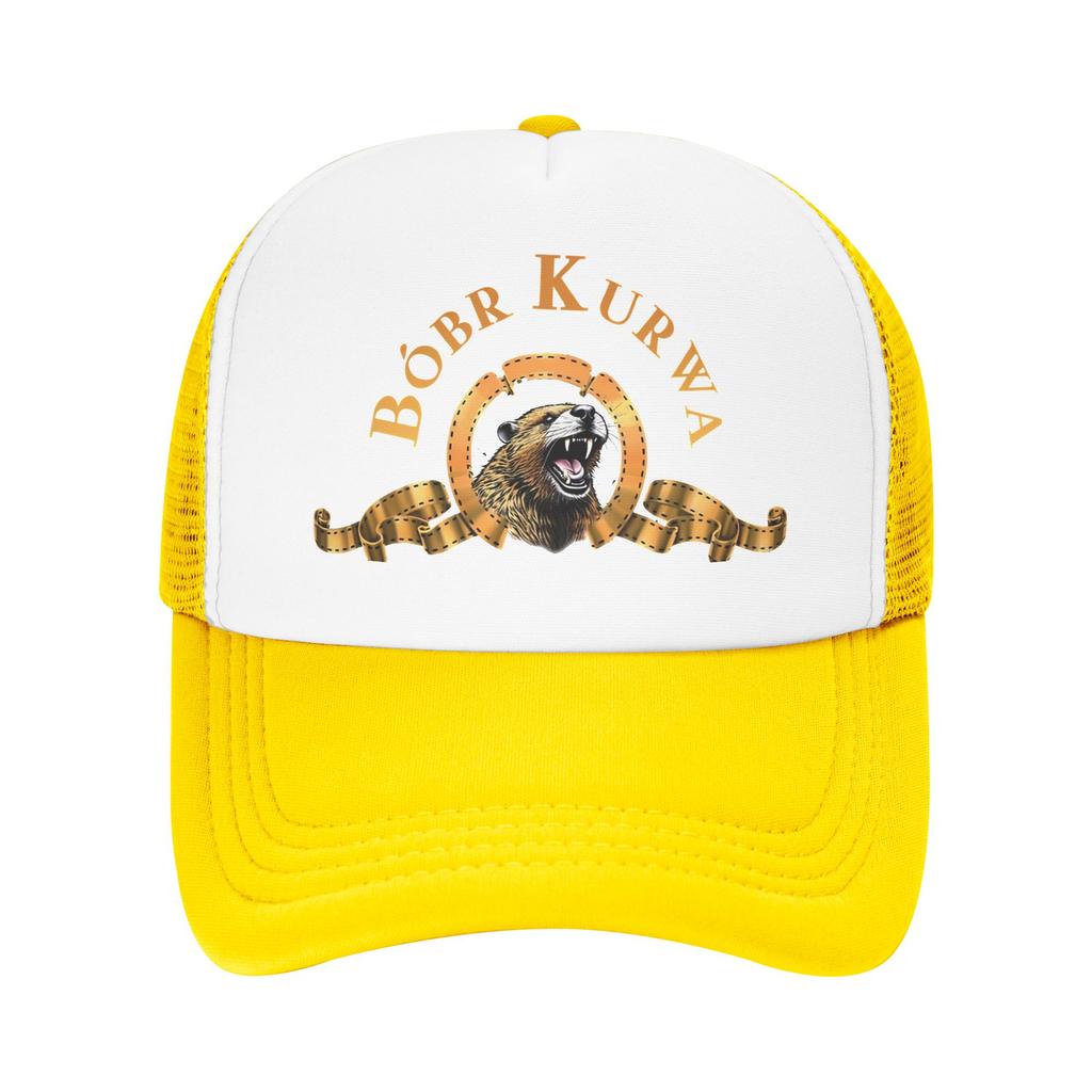 Mesh Sun Hats Bober Kurwa Bobr Kurwa Summer Trucker Hat For Men Adult Street Style Adjustable Running Hippie Baseball Cap