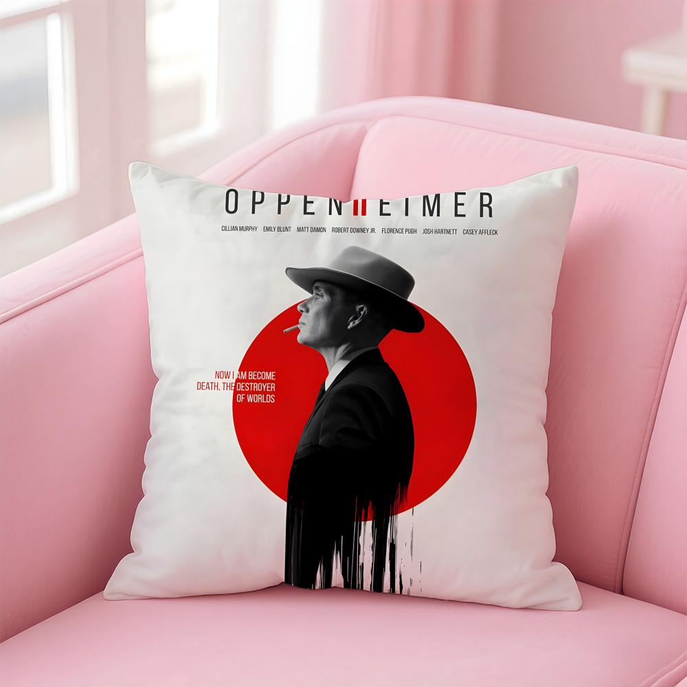 o-Oppenheimer Singer Cushion Cover Comfortable Reversible Pillow Cover Ideal for Car Sofa Bedroom & Beyond