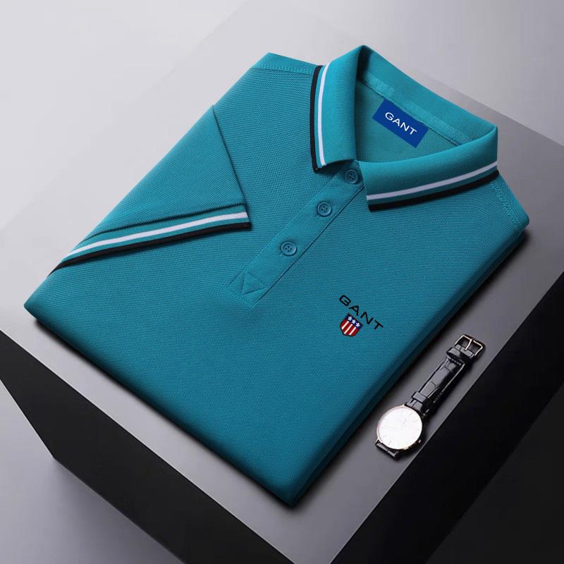 

Gant Літо 2025 Нова вишита футболка поло з волокна Ice Ion з коміром поло для вологовідведення та потовідведення XL