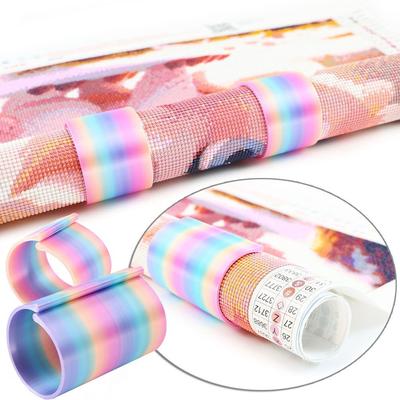 Organisateur Outils Peinture Diamant Toile Anneaux Accessoires Gardez les Toiles en Ordre Rouleau d'Aide pour Toile Peinture Diamant Bricolage