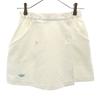 Adidas 80s Vintage Mini Length Wrap Skirt 11 White Descente Women Used