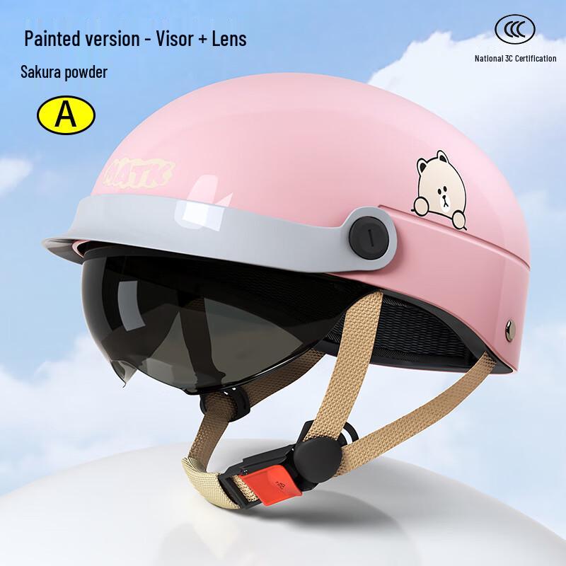 Li Shi Lightweight Summer Electric Scooter Half Helmet