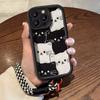 3D Bow Black Cat Lanyard Case For Honor 200 300 400 Pro MAGIC 90 7 Lite 5 6PRO X9C Smart X9 X7 20 Nova5T cover Soft Shockproof