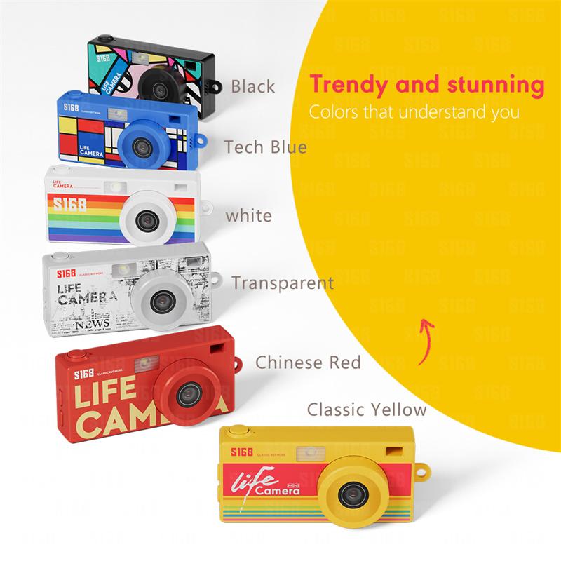 Digital Camera 1.47 Inch Keychain Camera Retro Support Memory Card 2K Very Small Camcorder Video Recorder With Flash