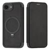 All-Inclusive Flip Case Voor iphone 17e 16e Magnetisch 360° Rotatie Stand Reliëf PU Leer Kaartsleuf Contant Geld Portemonnee Case Cover