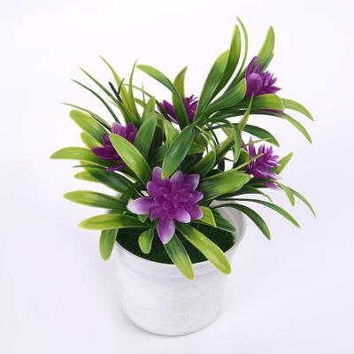 Kleine künstliche Bonsai-Tischdekoration, 5 Stück, künstliche Lotusblume