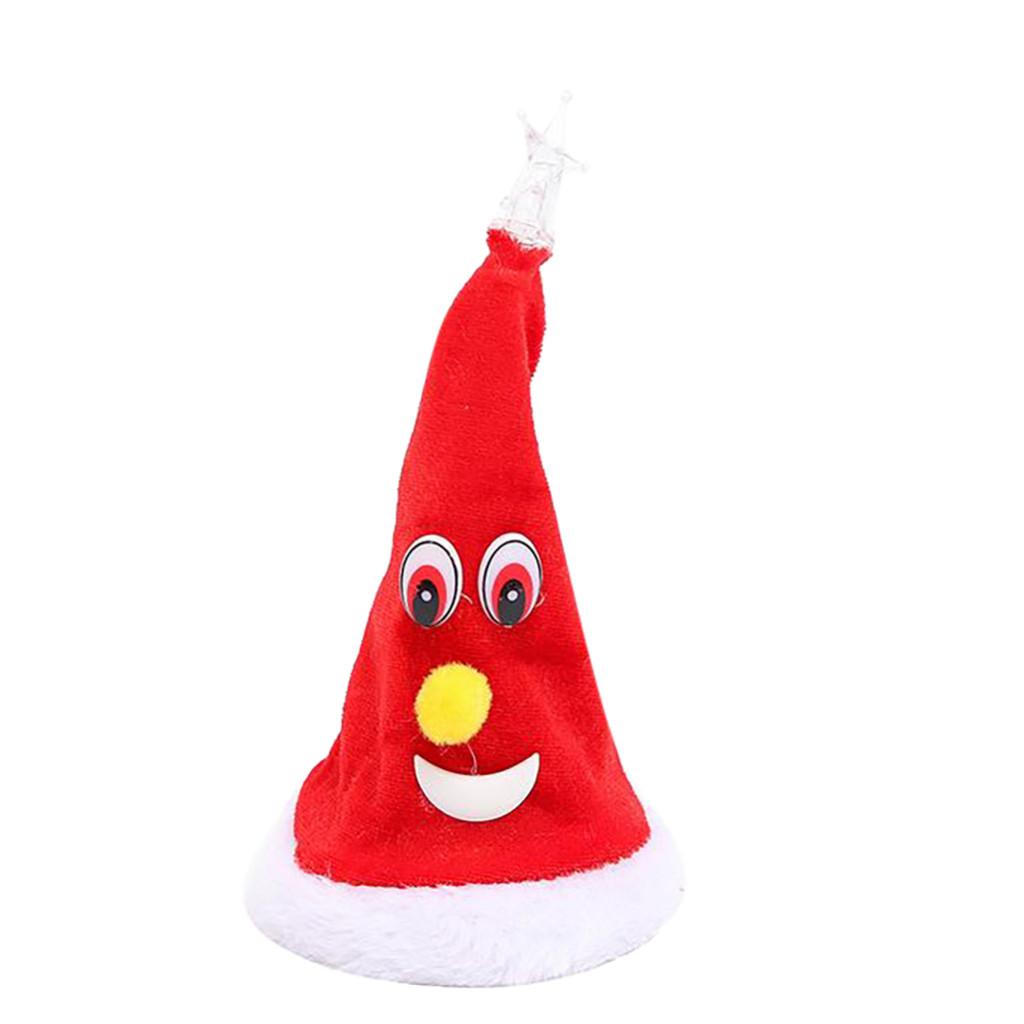 Electric Swing Dancing Christmas Hat Christmas Trees Carton Cute Toy