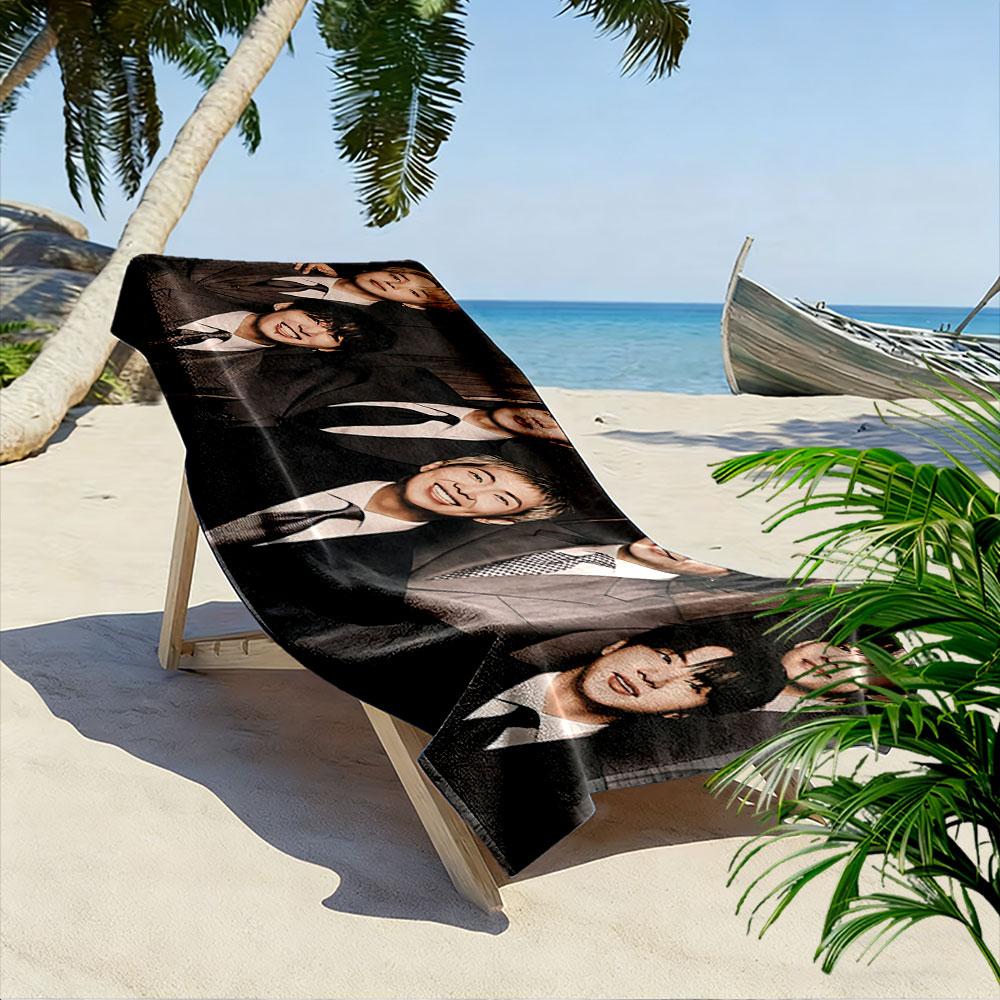 Stylish Group in Suits Towel A must-have beach towel for beach travel