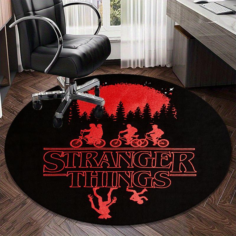 Adventure Friends round carpet Chair cushion Round Entryway Rug, Soft Round Rugs for Living Room, Bedroom, Circle Carpet decor gifts