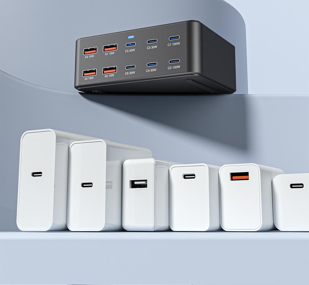 330W Galliumnitrid Super Schnelles Multi-Port Handy- und Tablet-Ladegerät