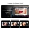 Miroir de Maquillage LED pour Voiture avec Double Commande Tactile Lumière d'Appoint & USB