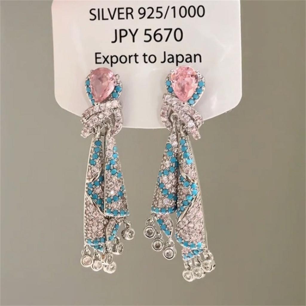 Módní Trendy Dámské Náušnice Osobnost Skleněné Kamínkové Náušnice Pro Ženy