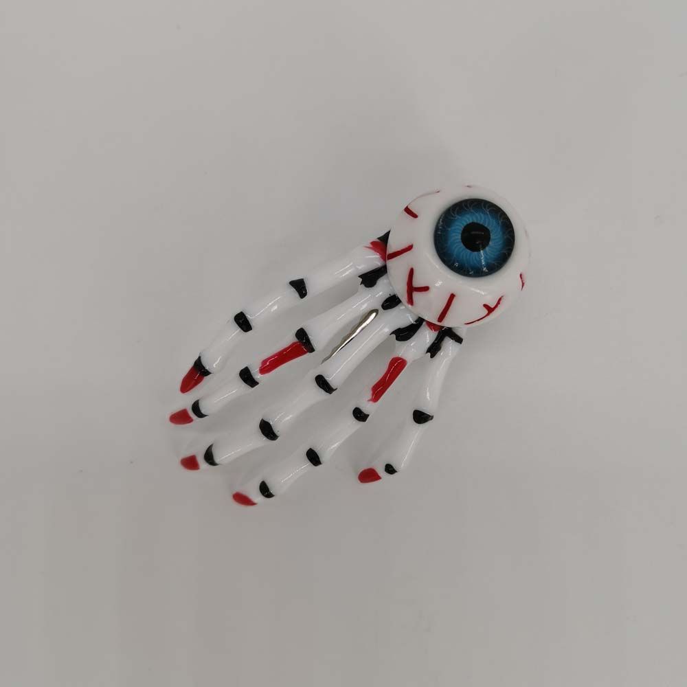 Skull Hand Zombie Punk Halloween Rubber Band Hair Accessories Women Hair Clip Korean Style Barrette