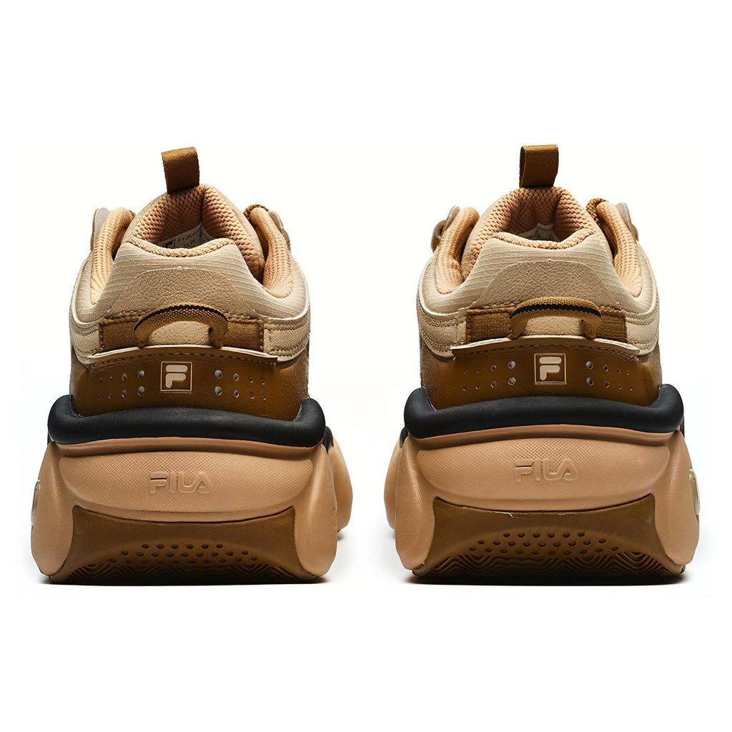 FILA Panini Fashion Casual Sports Comfortable Low-Top Retro Basketball Shoes Men sneaker Copper-Brown F12M242605FTC