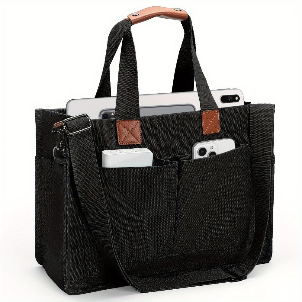 Borsa Tote in Tela da Donna di Grande Capacità per Uso Quotidiano