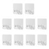 Cable Organizer Hanger Hook Transparent Wall Mounted Cable Management Hooks Easy Installation Adhesive Hangers for Storage Pack