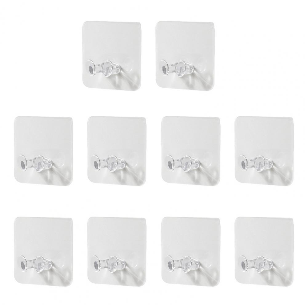 Cable Organizer Hanger Hook Transparent Wall Mounted Cable Management Hooks Easy Installation Adhesive Hangers for Storage Pack