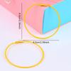 Large Earrings Female Style Earrings Spray Painted Candy Color Large Circle Fashion Personality Earrings