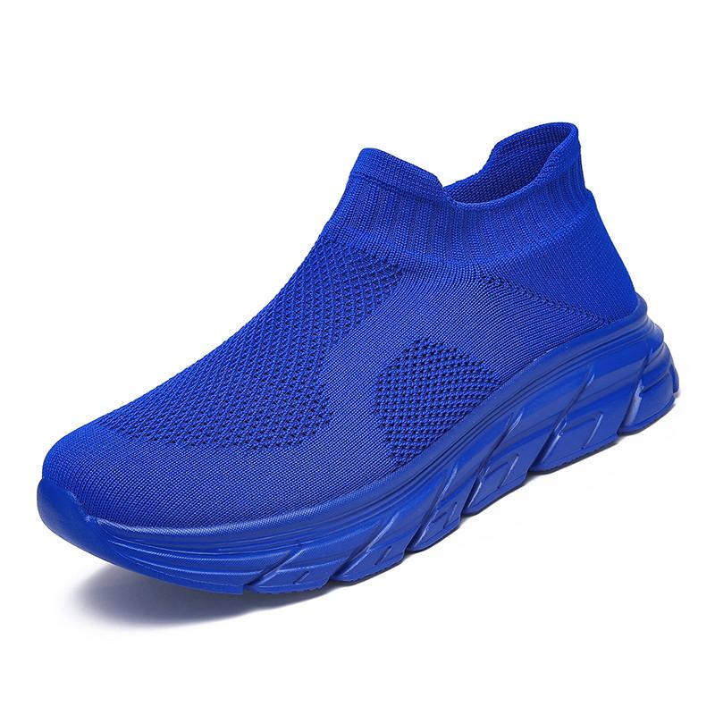 Hot Sale Fashion Running Sneakers for Men Women Breathable Socks Shoes Trainers Men Slip-on Lightweight Sports Shoes Big Size 46