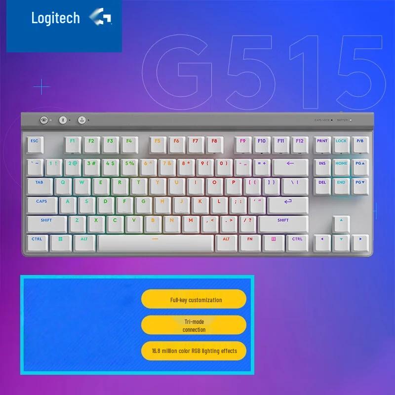 

Logitech G515 LIGHTSPEED TKL Low-Profile Wireless Gaming Keyboard