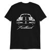 T-shirt Unisexe à Manches Courtes Cadeau Voiture de Collection Mustang Fastback 1967