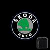 Car Door Lights Logo Projector Car Door Welcome Logo Projector Lights For Skoda Octavia KAMIQ KODIAQ SUPERB RAPID FABIA YETI Kyhj94