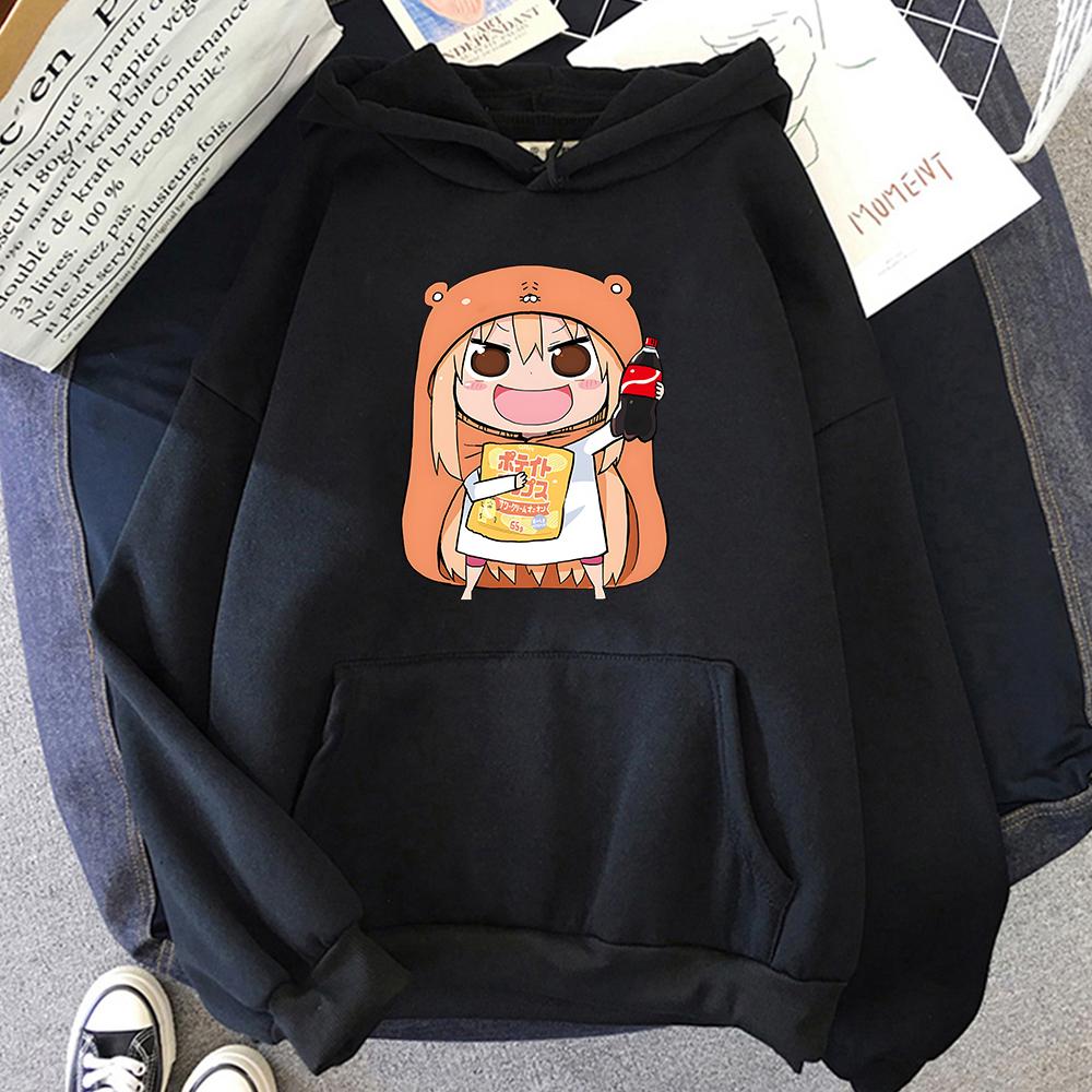 Химото! Umaru-Chan японское аниме толстовка Umaru Chan Kawaii толстовка с мультяшным принтом для женщин/мужчин осенние повседневные пуловеры эстетические L