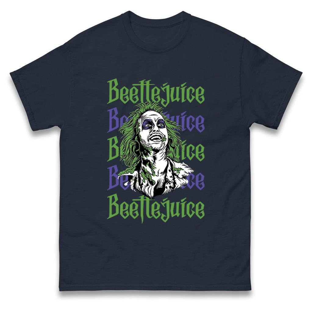 Beetle Juice Halloween Mens T Shirt Womens Tops Tees