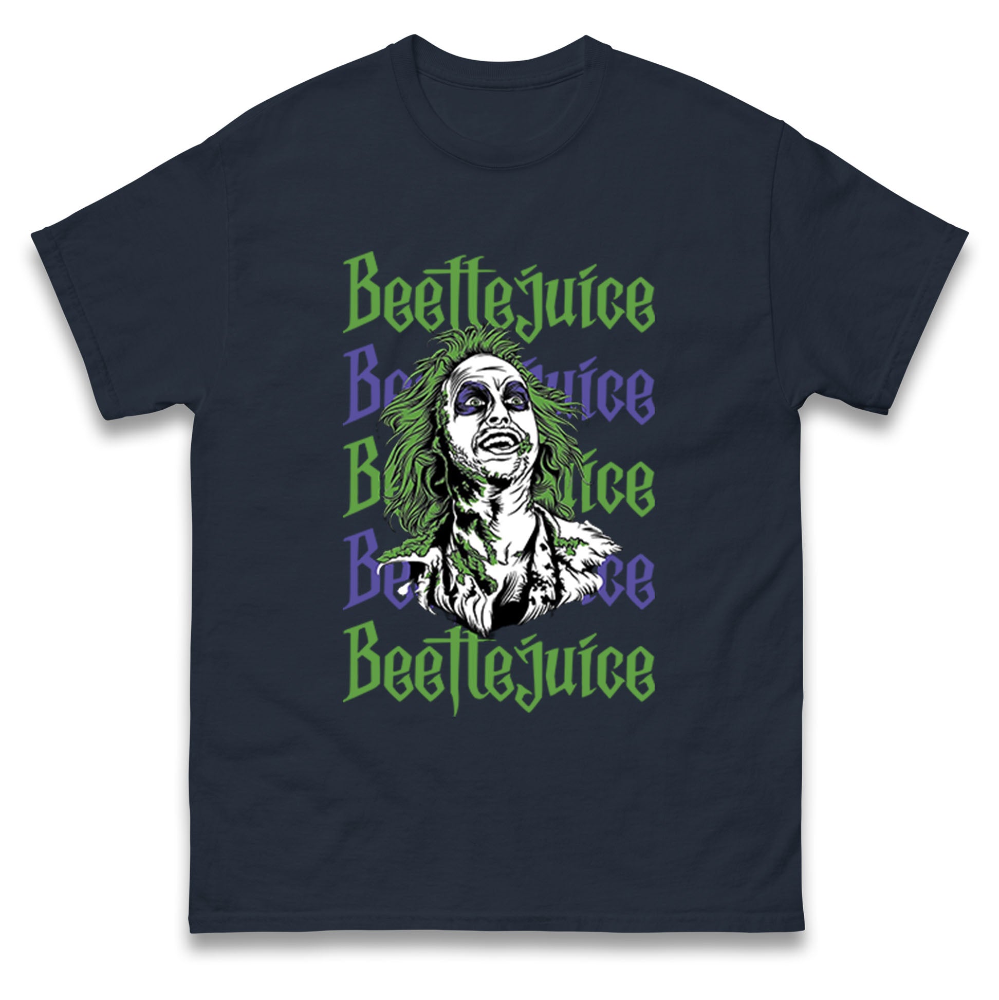 Beetle Juice Halloween Mens T Shirt Womens Tops Tees 2XL