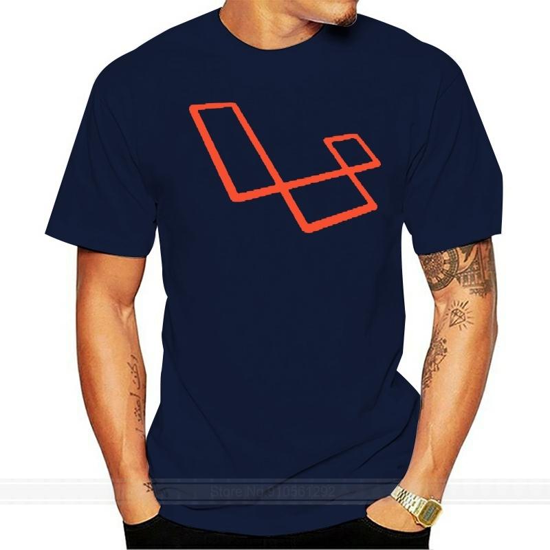 

Male Funny Print T Shirt Round Neck Tees Laravel PHP Framework Casual Short Sleeve Men Summer Tshirts S