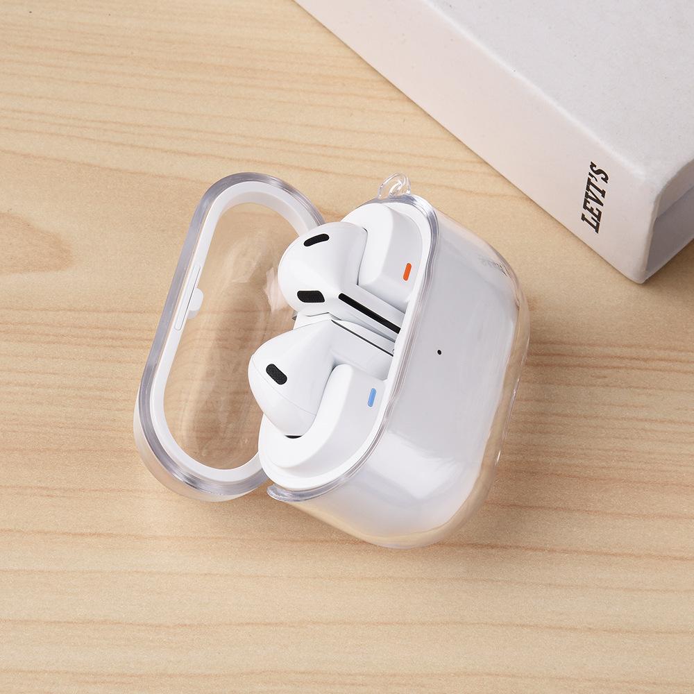 Transparent Earphone Case For Samsung Galaxy Buds 3 Pro Case PC Soft Silicone Clear Headphone Cover For Samsung Galaxy Buds 3Pro