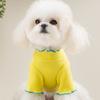 Breathable Dog Shirt Letter Embroidery Dog Base Coat Casual Wear Dog Sweatshirt  Spring Summer