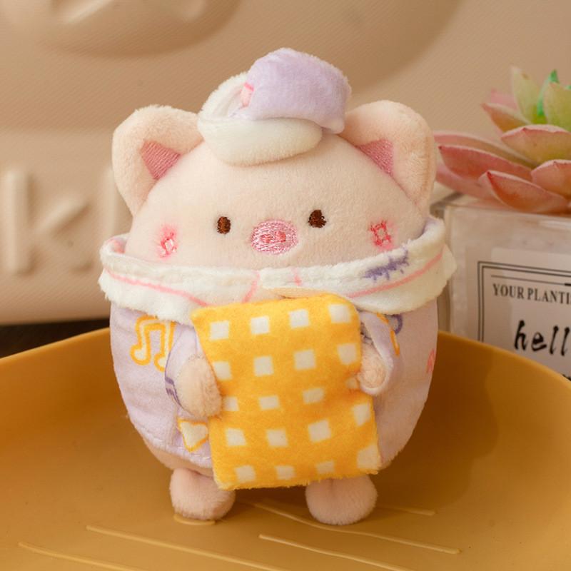 Bear Cute Rabbit  Pig Fox Koala Pajamas Sleeping Design Plush Pendant Toy