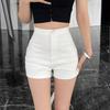 Hot Pants Neri Sexy a Vita Alta - Pantaloncini Snellenti, Aderenti che Modellano i Glutei a Pesca per l'Esterno