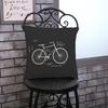 Simplism Style Design Black White Cushion Cover Sketch Bicycle Guitar Vintage Motorbike Print Sofa Decoration Throw Pillow Case