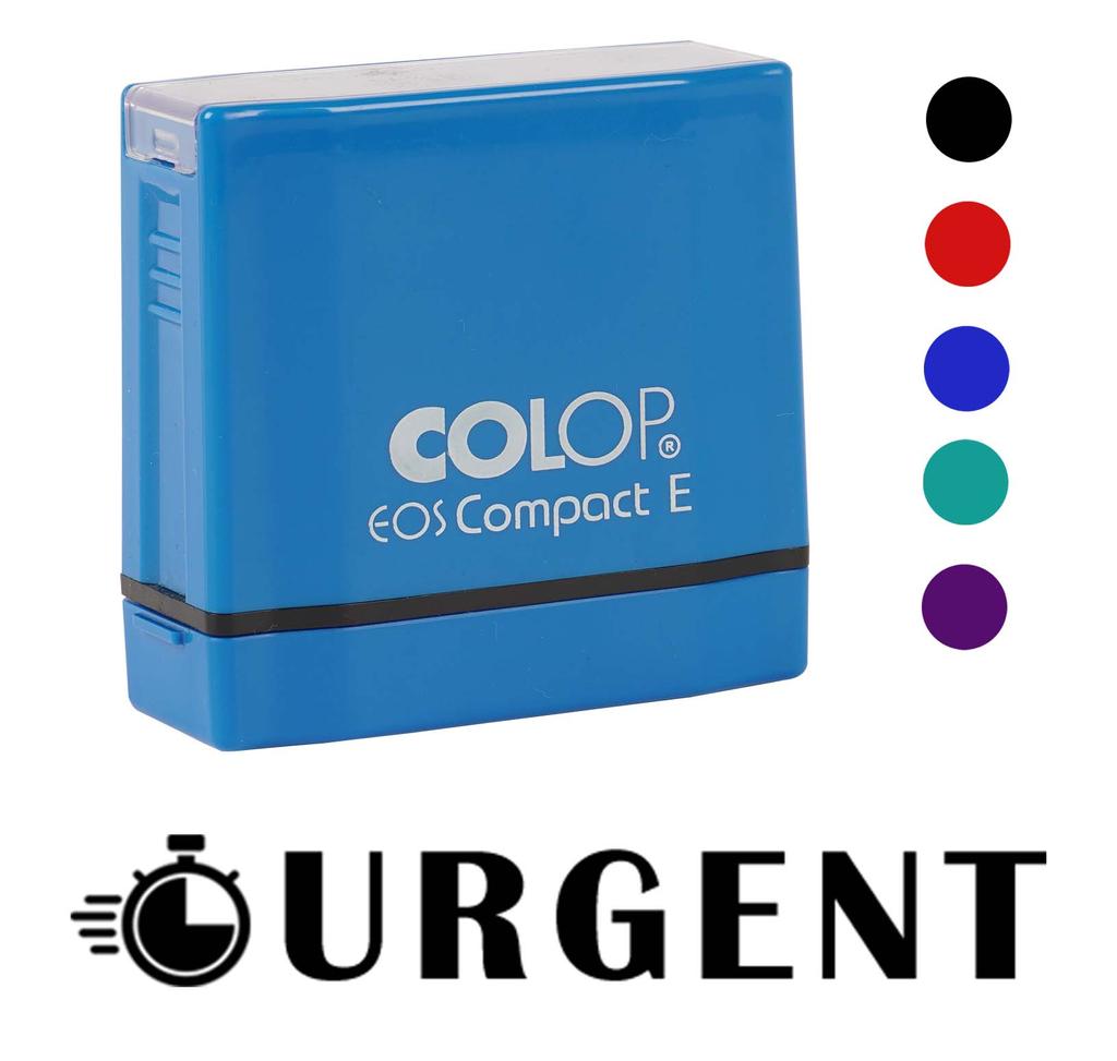 Printtoo Urgent Self Inking Rubber Stamp Pre-Inked Office Stamp- Home Office Business Stationery, Black- 42 x 9