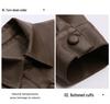 2025 Spring Women's Casual Leather Jacket - Loose, Versatile Lapel Design ZH1163