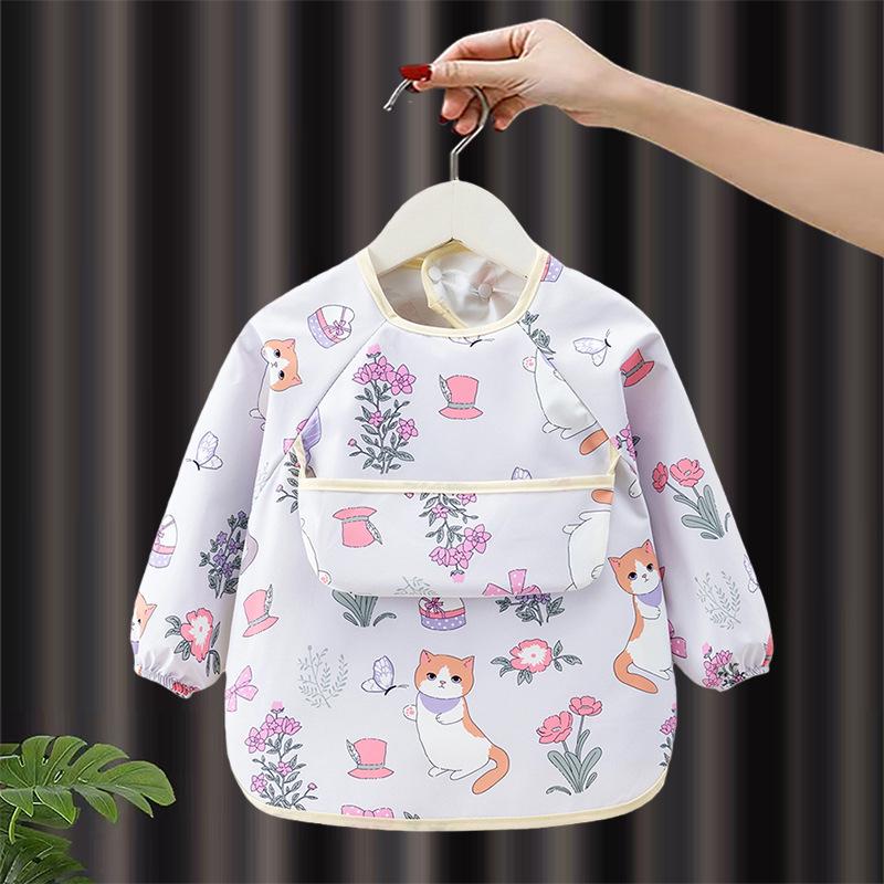 

Дитячий водонепроникний нагрудник та фартух з довгими рукавами для їжі та ігор 110 (Suggested age 3-4 years)