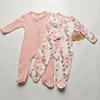 Set unisex cu 2 piese pentru bebeluși, body cu mânecă lungă, închidere cu capse la șold, pentru toate anotimpurile