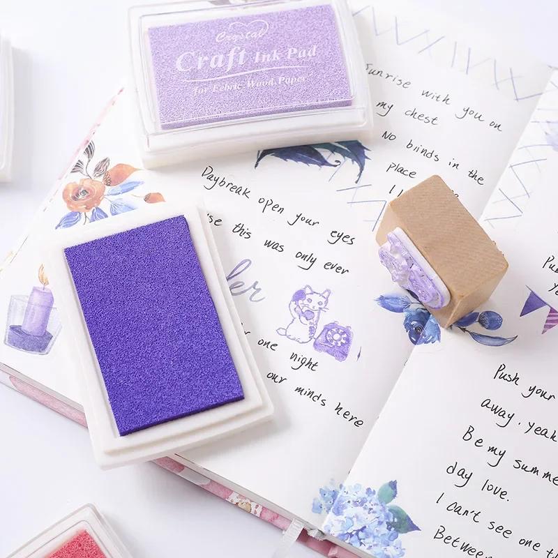 Tampone Inchiostro Tampone Inchiostro per Artigianato Fai da Te Gomma Timbri Autoinchiostranti a Rullo Cancelleria Album per Scrapbooking Decorazione Carta