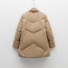Feather 90 White Duck Down New National Standard Women's Simple Solid Color New Down Jacket Women's Coat