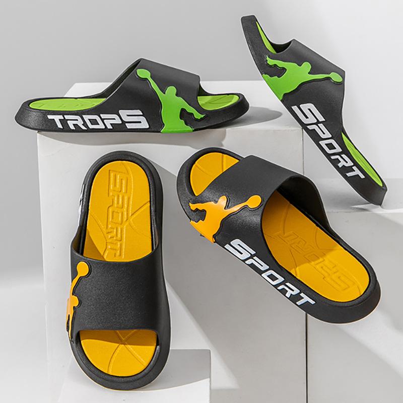 Fashion Men's Slippers New Summer Sports Slippers Outdoor Non-Slip Couples Home Bathroom Sandals and Slippers Ciabatte Uomo Flip Flop 45