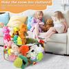 Clear Stuffed Animal Bean Bag Chair Cover for Kids, Waterproof Large Stuffable Beanbag Chair Cover, Creative PVC Plush Toys Storage, for Organizing